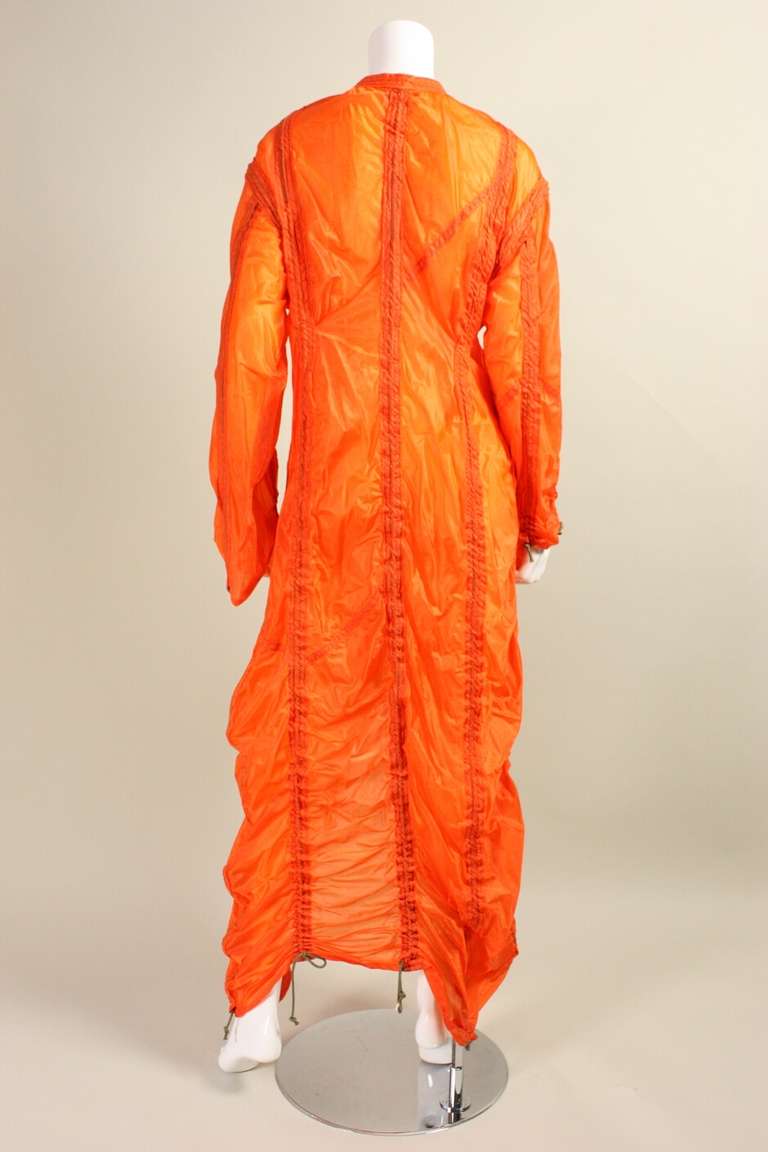 Norma Kamali OMO Orange Parachute Jacket 1