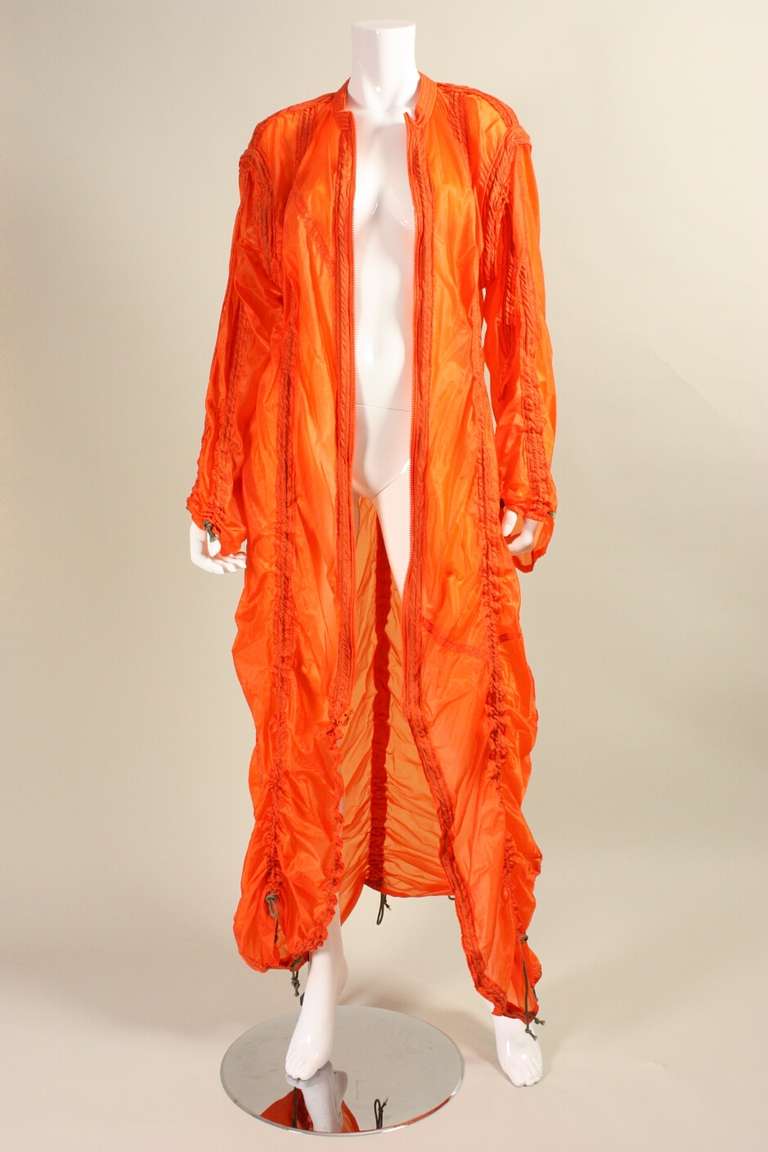 Norma Kamali OMO Orange Parachute Jacket 2