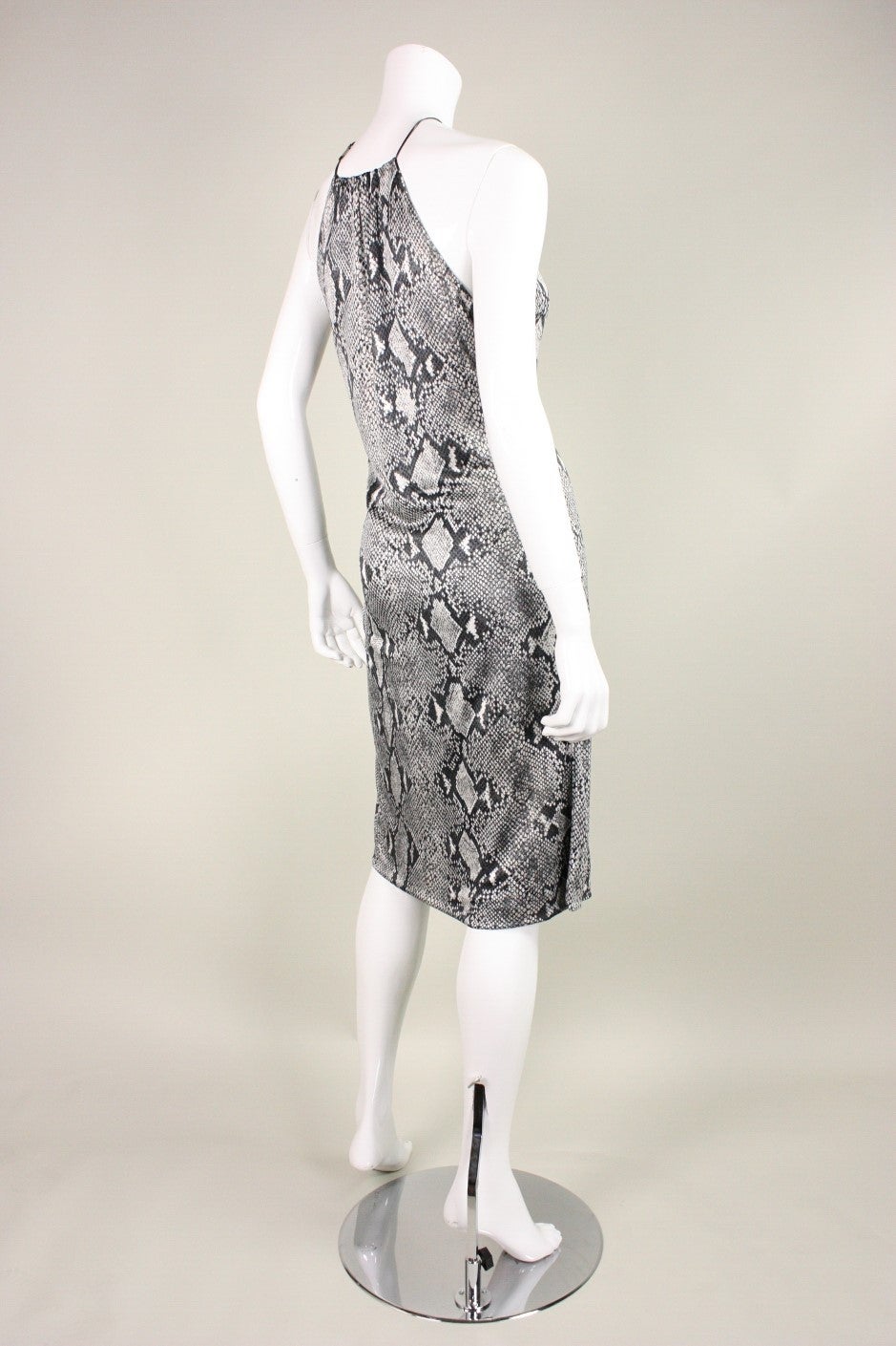 Tom Ford for Gucci Snakeskin Print Dress 1