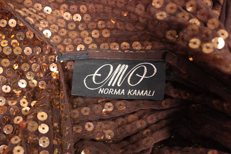 Norma Kamali OMO Sequined Bubble Layered Dress or Coat For Sale 4