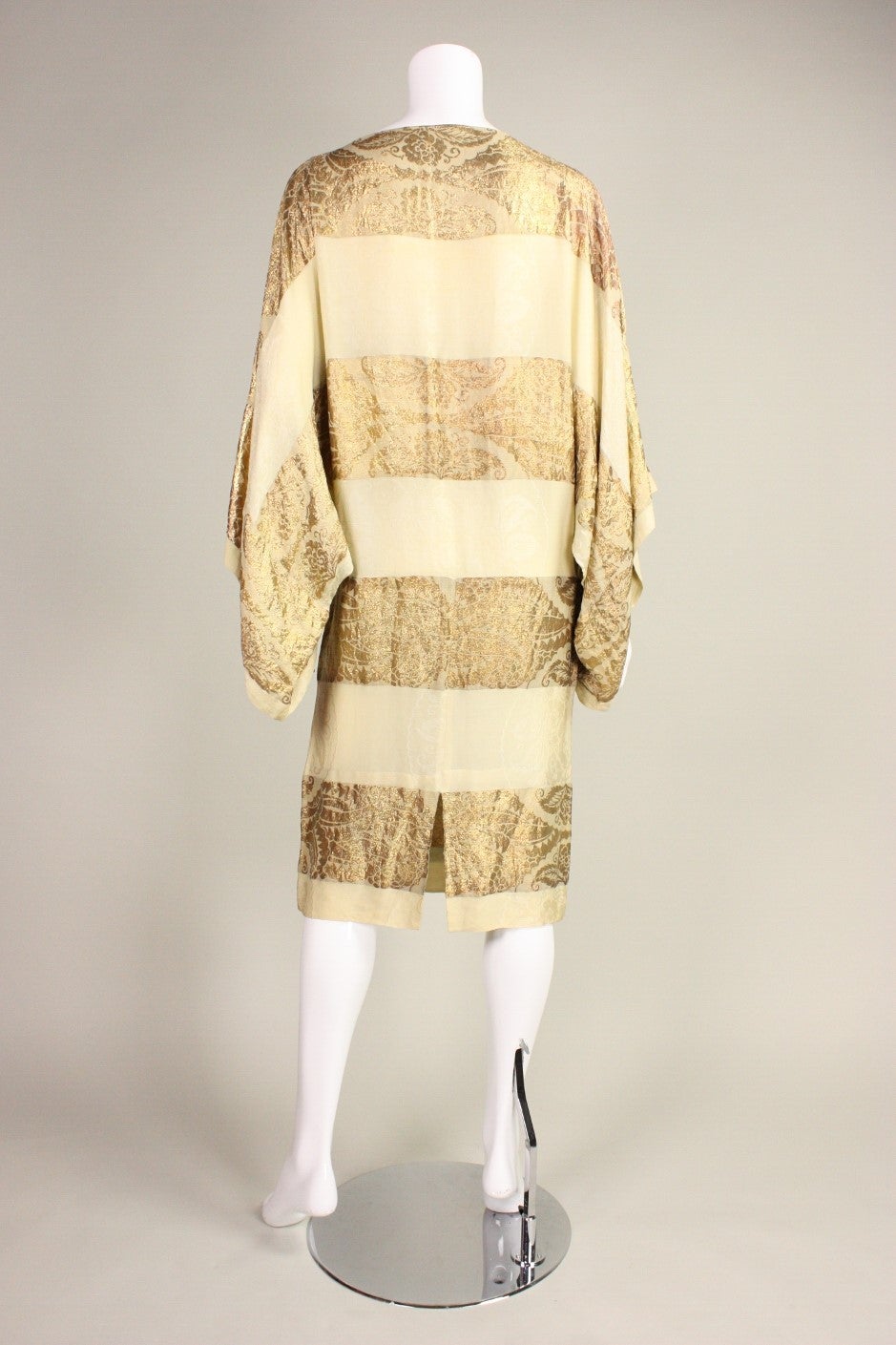 Women's 1920's Lame Jacquard Tunic Dress
