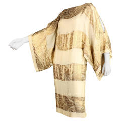 1920's Lame Jacquard Tunic Dress