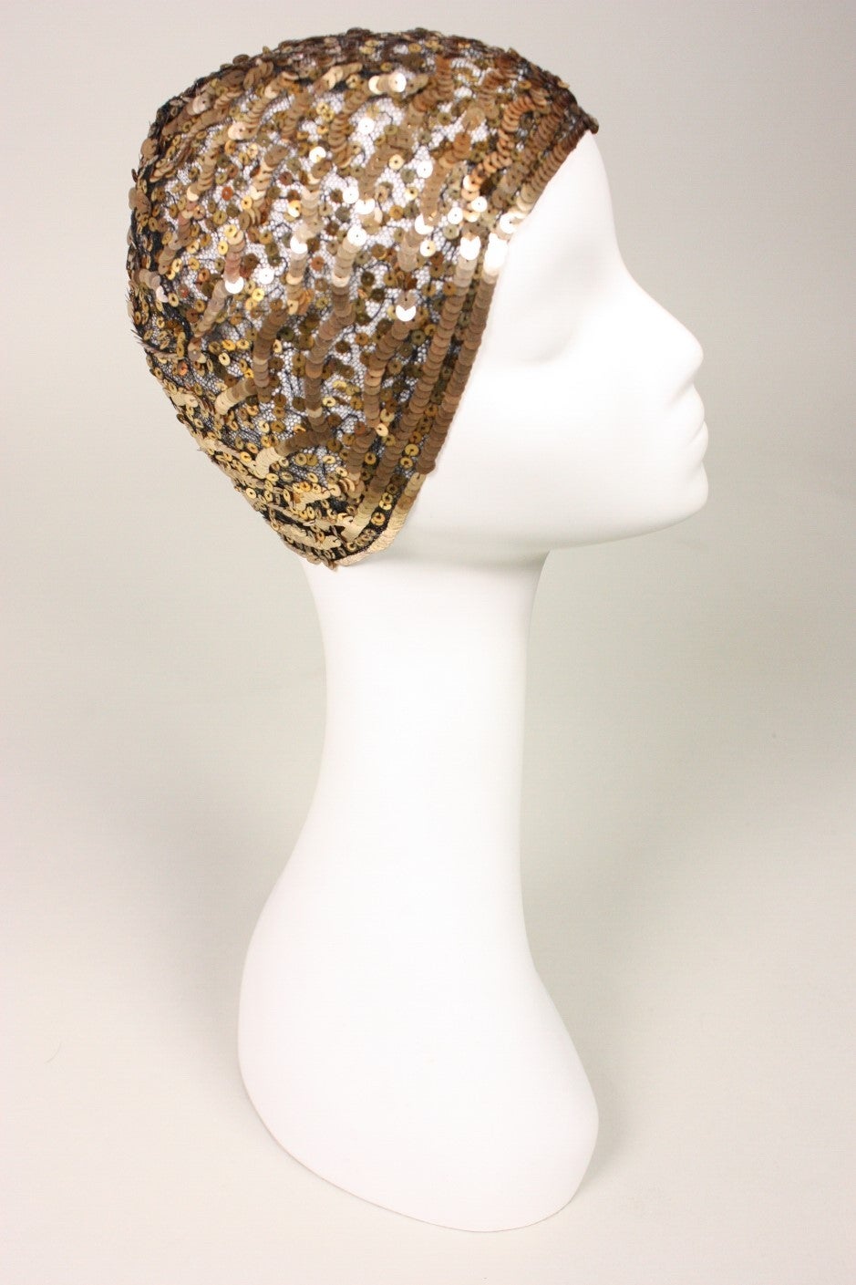 1930's Sequined Skull Cap For Sale at 1stdibs