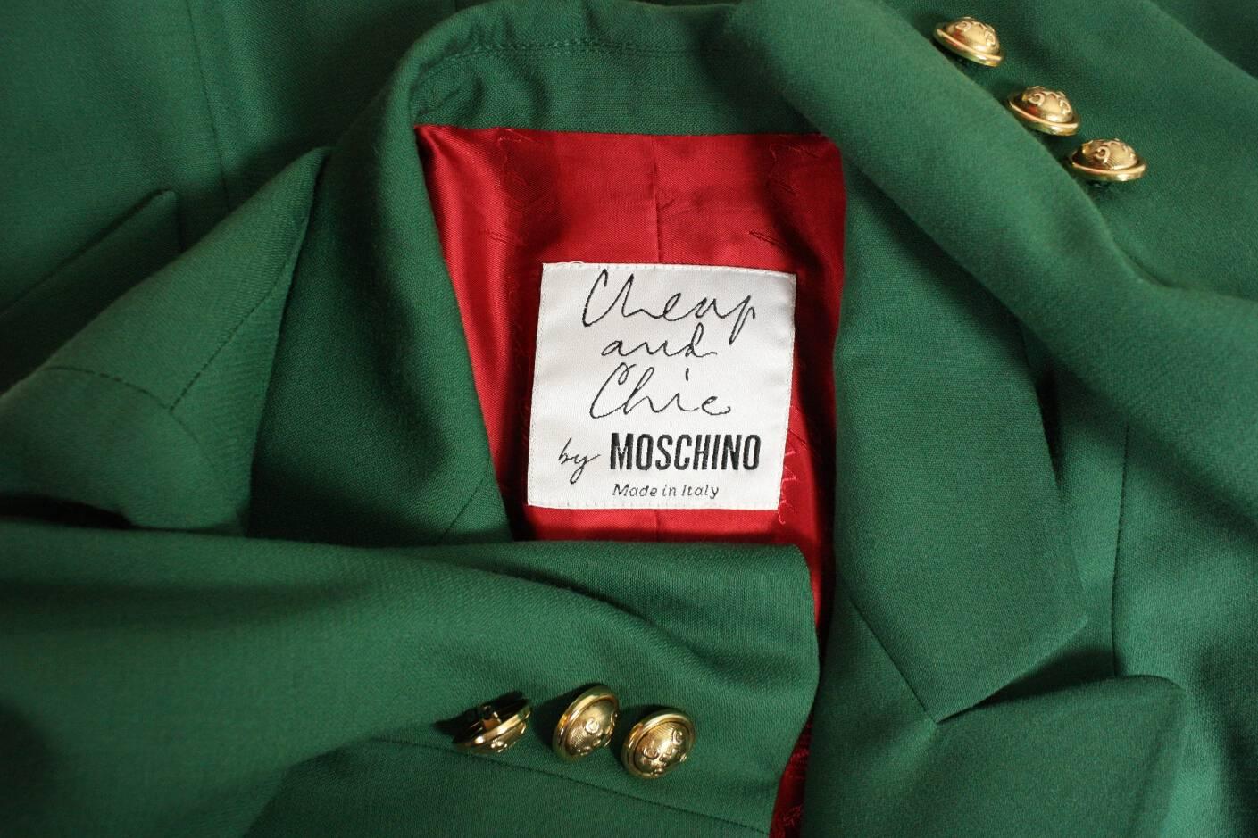 1990's Moschino Suit with Humorous Applique 4