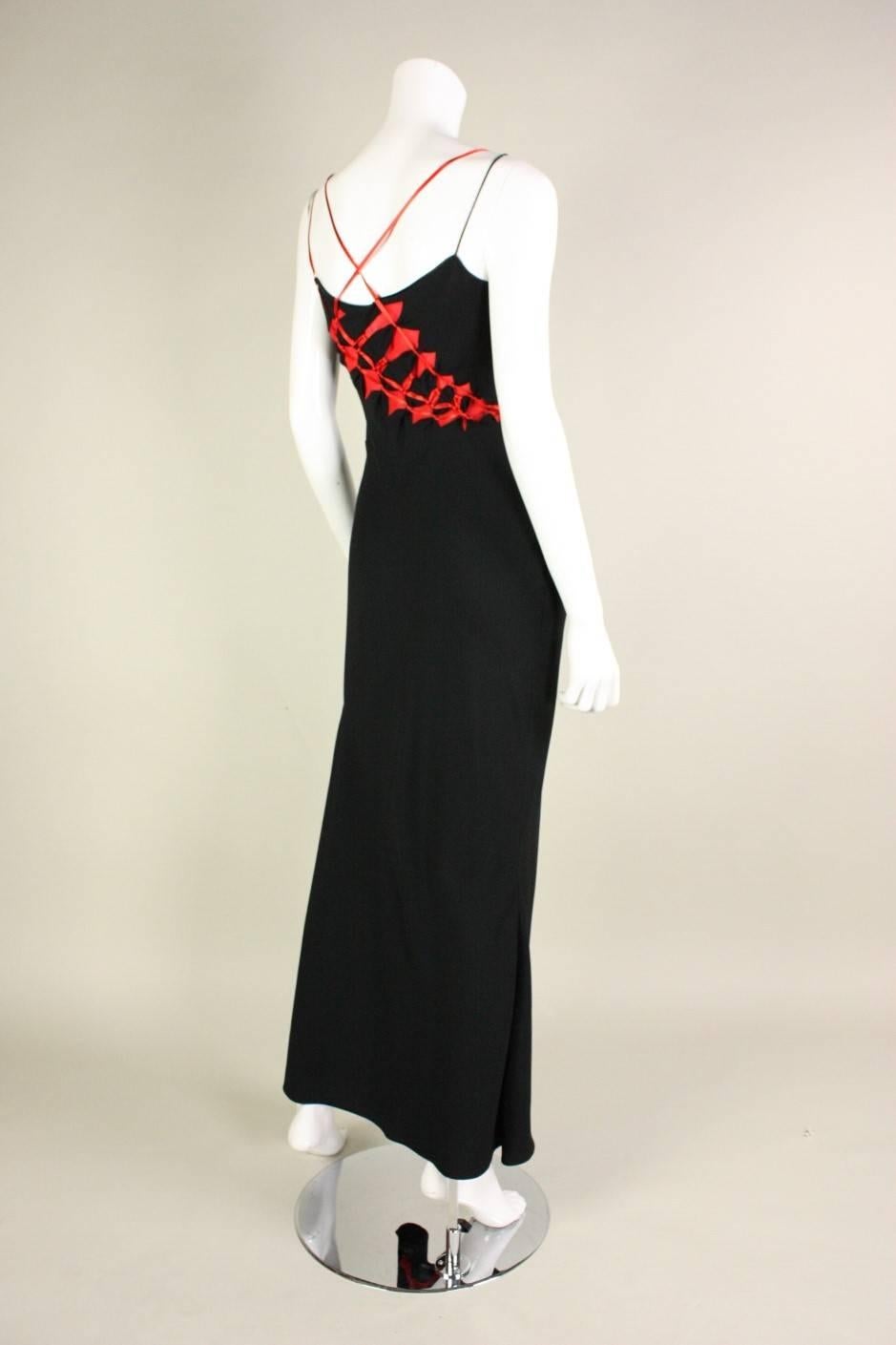 John Galliano Black Dress with Cut-Outs 1