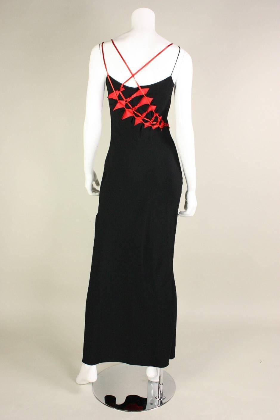 John Galliano Black Dress with Cut-Outs 2