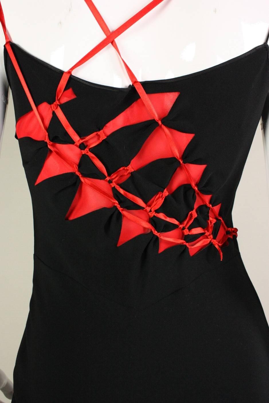 John Galliano Black Dress with Cut-Outs 4