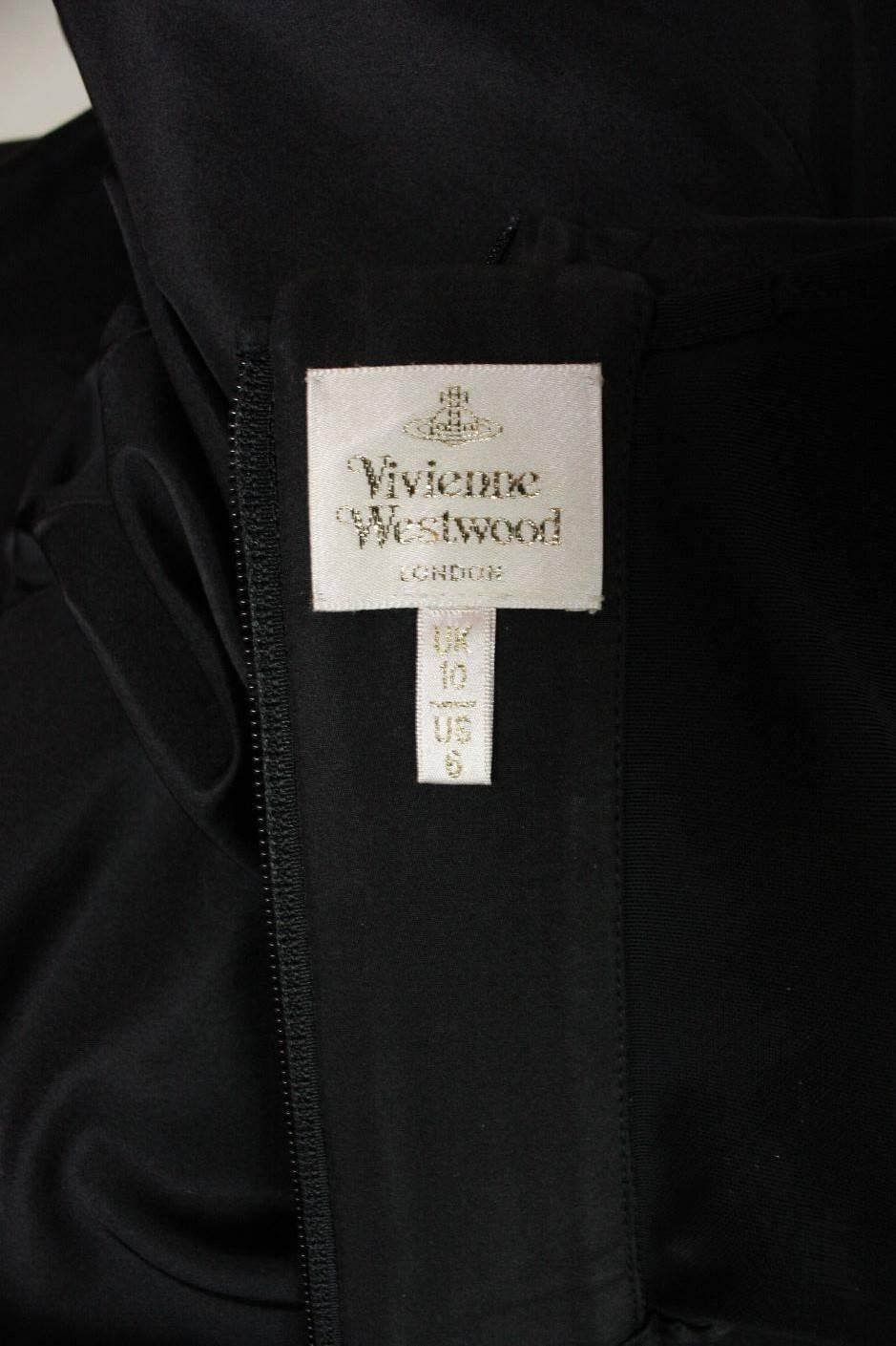 Vivienne Westwood Asymmetrical Black Gown 6