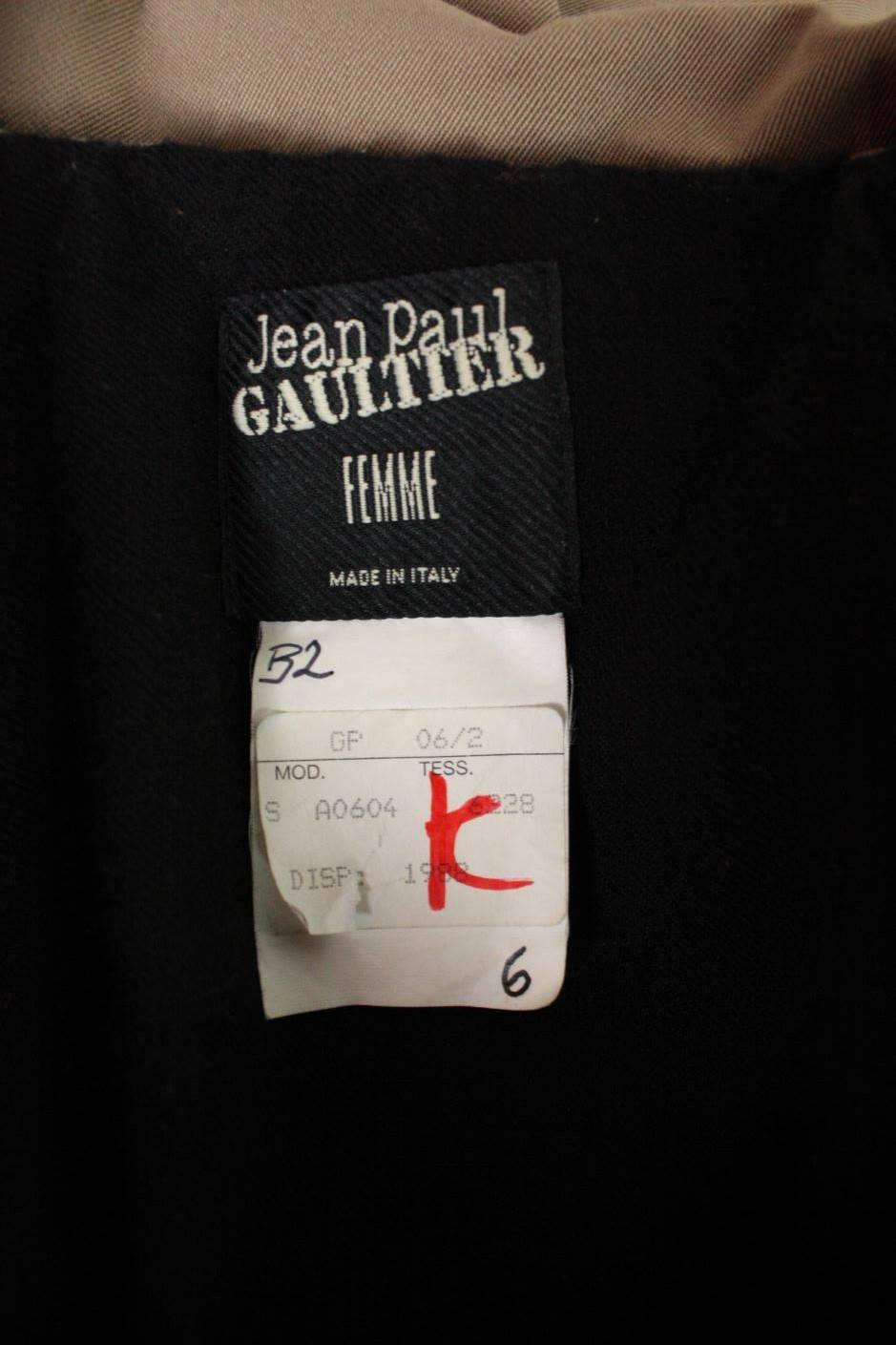 Jean-Paul Gaultier Trench Coat with Buckle Detailing 4