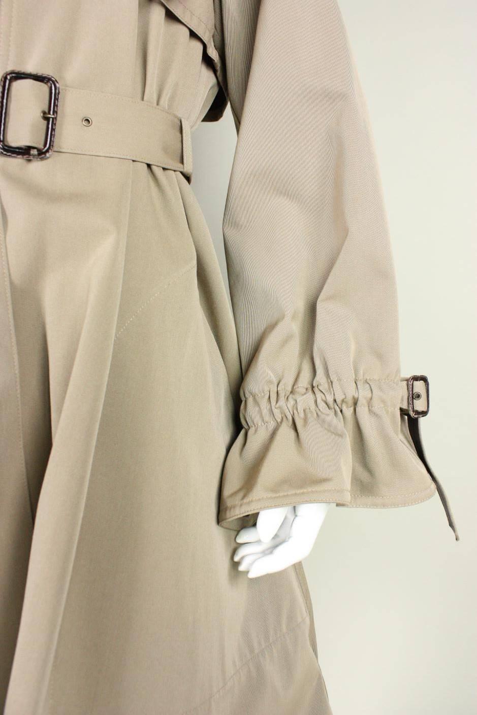 Jean-Paul Gaultier Trench Coat with Buckle Detailing 1