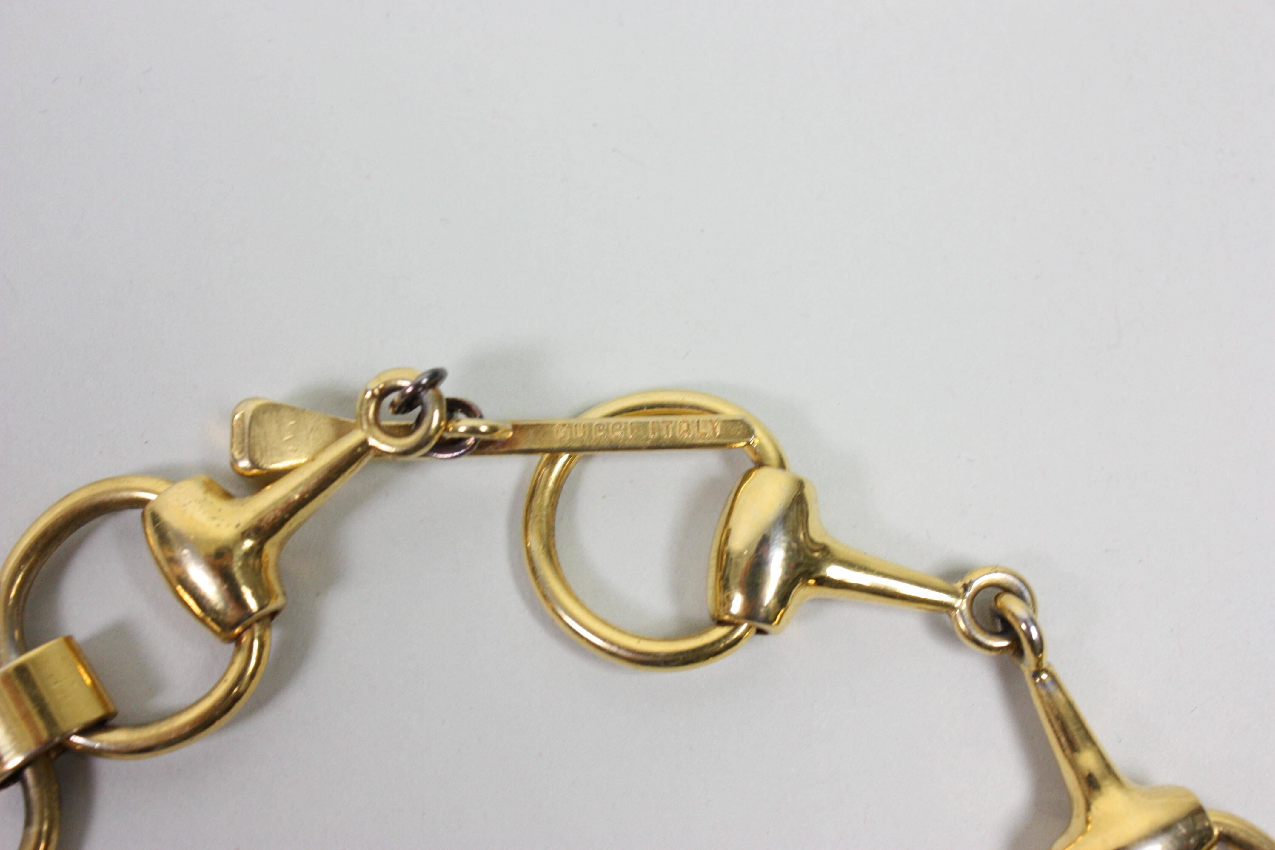 gucci horsebit chain belt