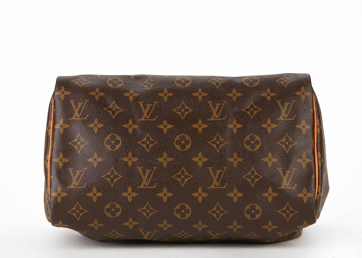 2002 Louis Vuitton Brown Classic Monogram Speedy 30 In condizioni ottime a Bishop's Stortford, Hertfordshire