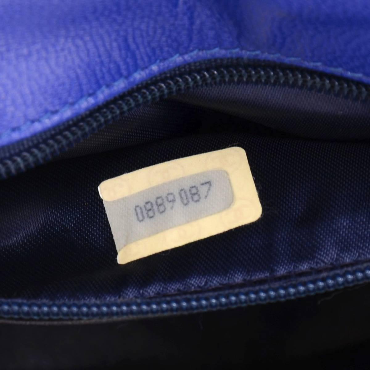 Women's Chanel Blue Lizard Skin Vintage Mini Flap Bag