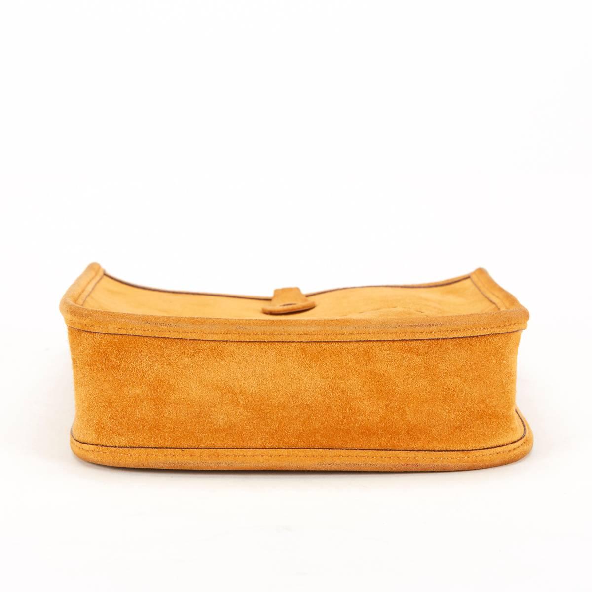 2005 Hermes Mustard Yellow Suede Evelyne TPM 3