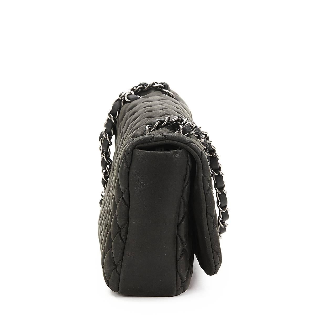 2012 Chanel Black Quilted Velvet Calfskin Small Bubble Flap Bag at 1stDibs