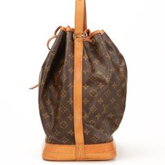 1990 Louis Vuitton Brown Classic Monogram Canvas Vintage Noé