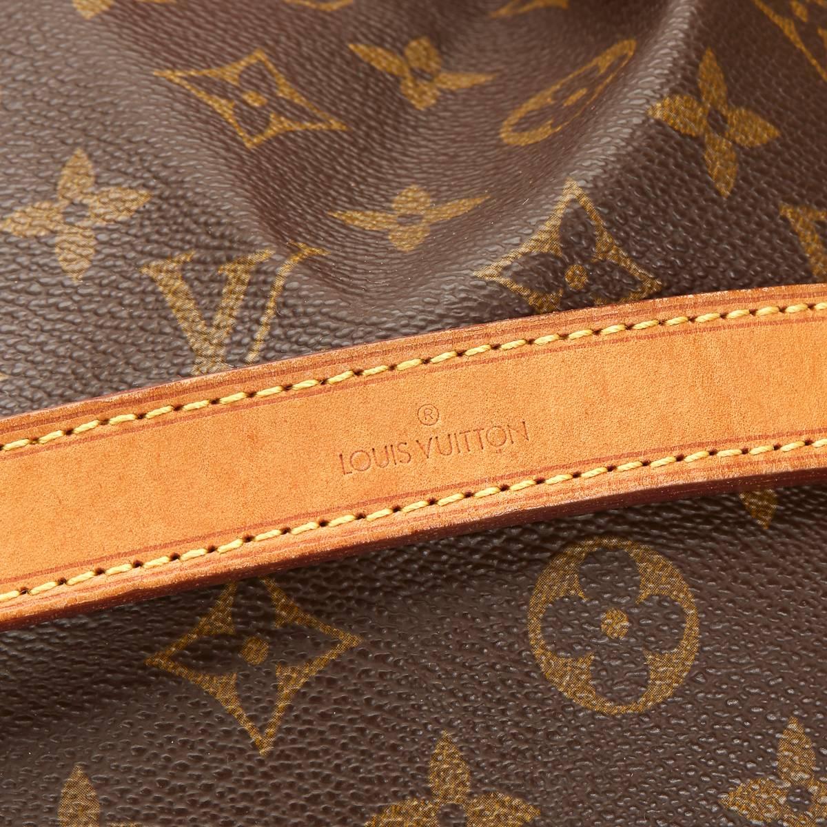 Women's 1990's Louis Vuitton Brown Classic Monogram Canvas Vintage Noé