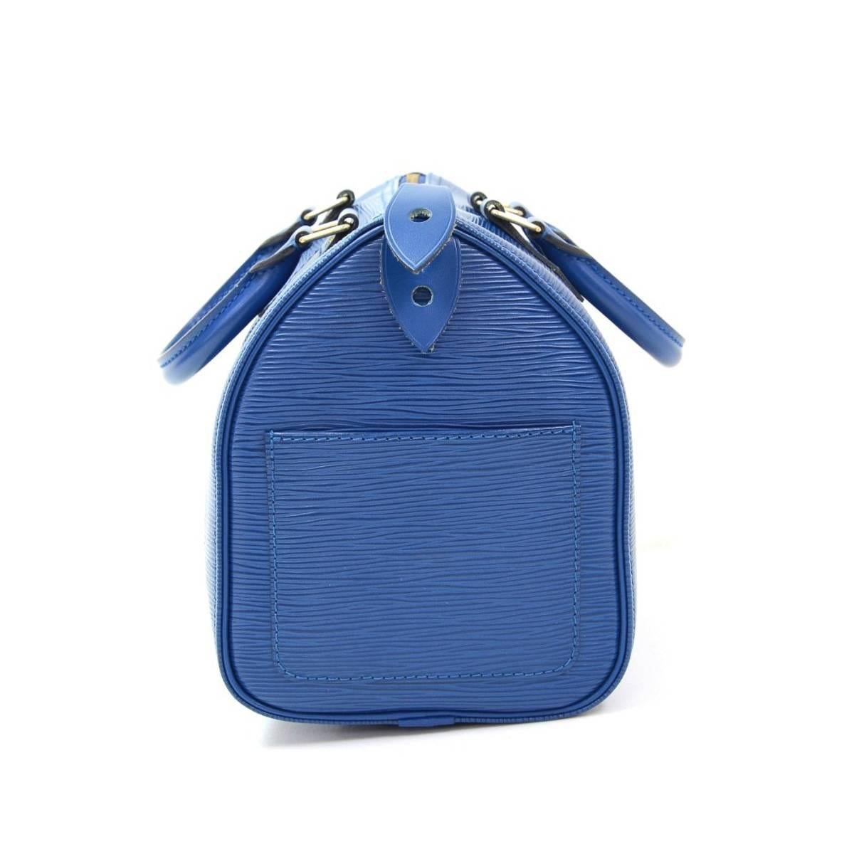 louis vuitton vintage blue purse