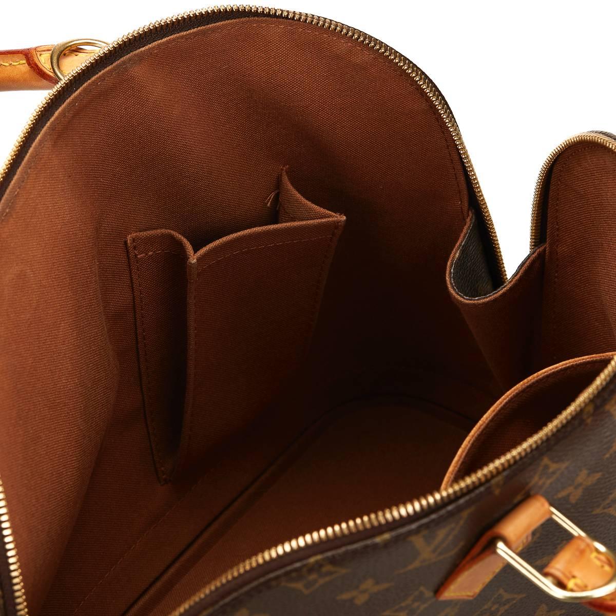 2000s Louis Vuitton Brown Classic Monogram Coated Canvas Alma MM 5