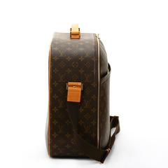 2000'a Louis Vuitton Brown Classic Monogram Coated Canvas Packall GM