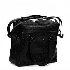 2008 Louis Vuitton Black Damier Python DJ Bag