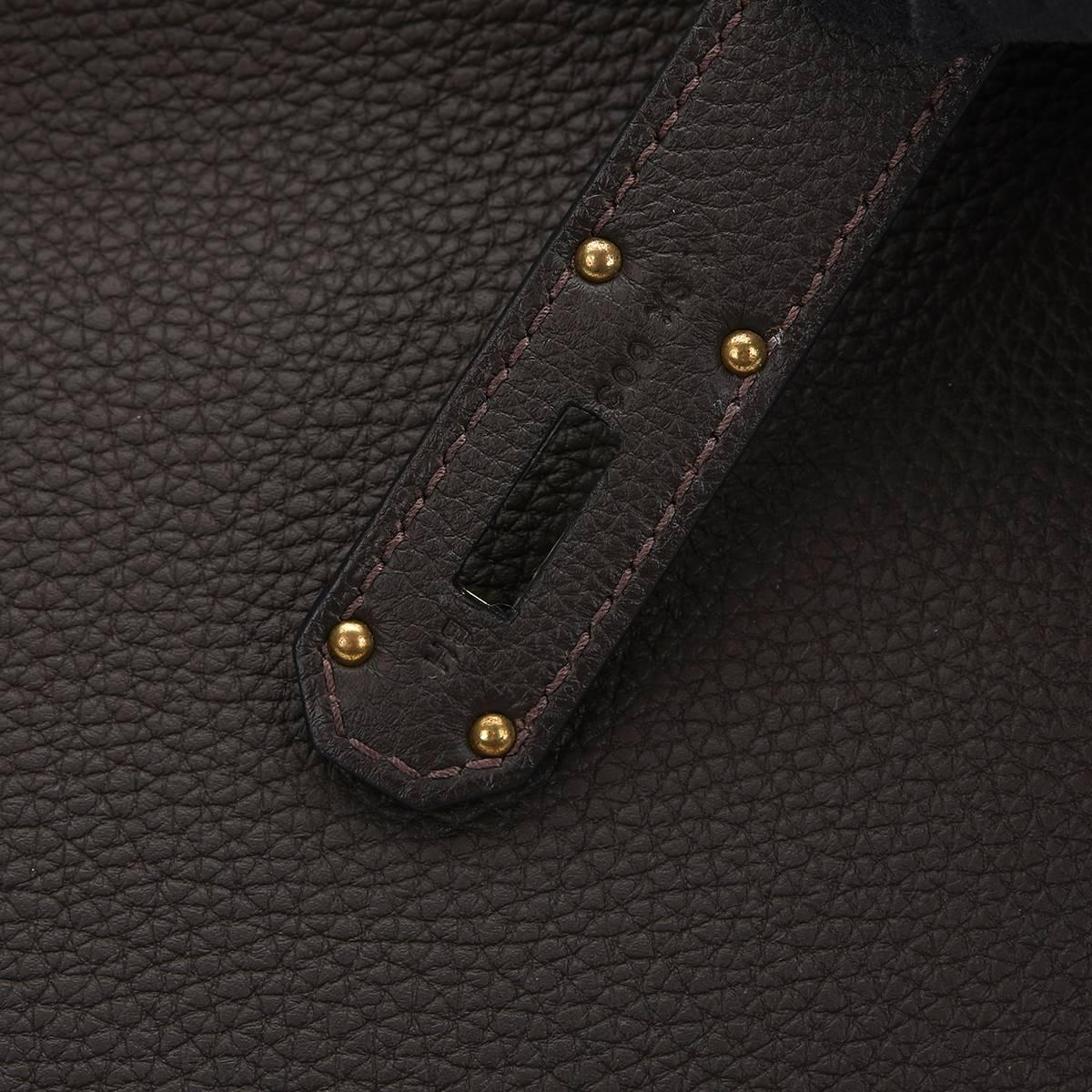 2016 Hermès Macassar Togo Leather Birkin 40cm HAC 1
