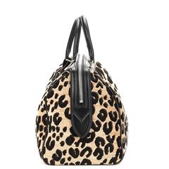 2000s Louis Vuitton Leopard Print Jacquard Velvet Stephen Sprouse Speedy 30