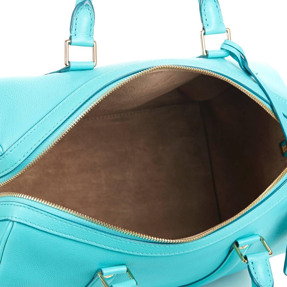 2011 Louis Vuitton Turquoise Calfskin Sofia Coppola PM 1