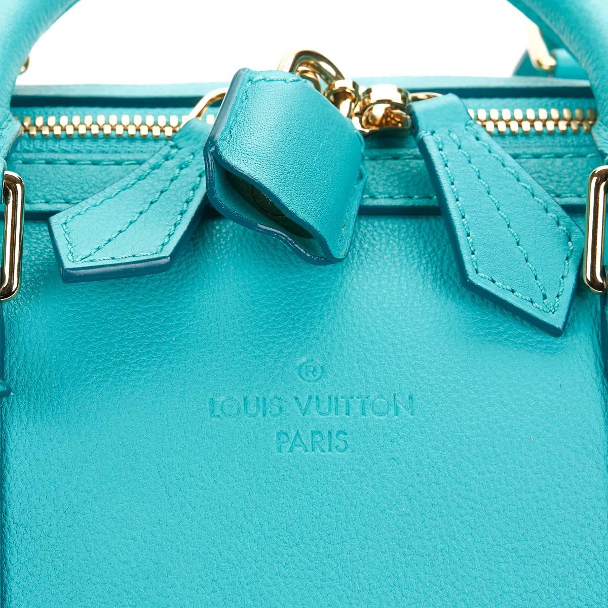 2011 Louis Vuitton Turquoise Calfskin Sofia Coppola PM 3