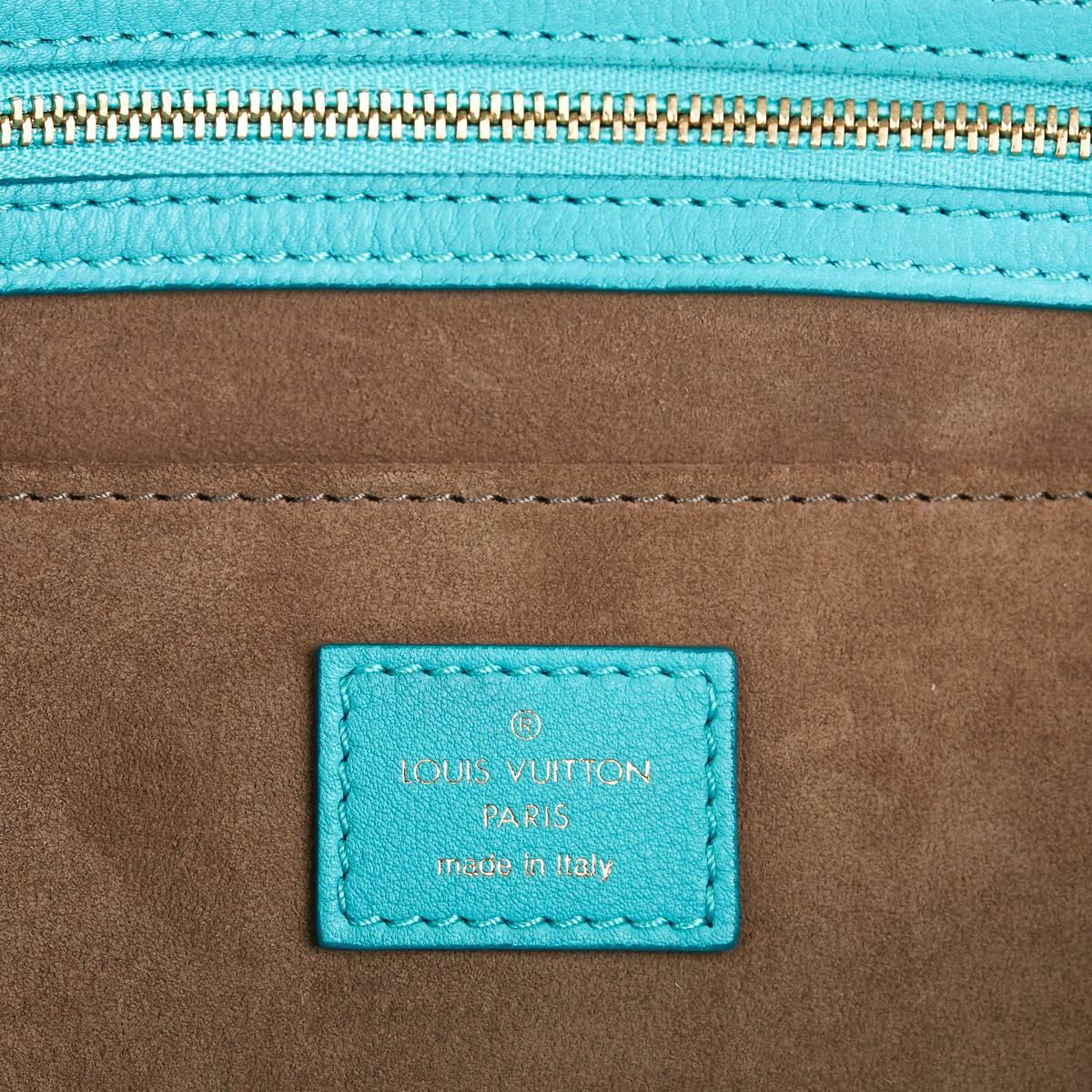 2011 Louis Vuitton Turquoise Calfskin Sofia Coppola PM 4
