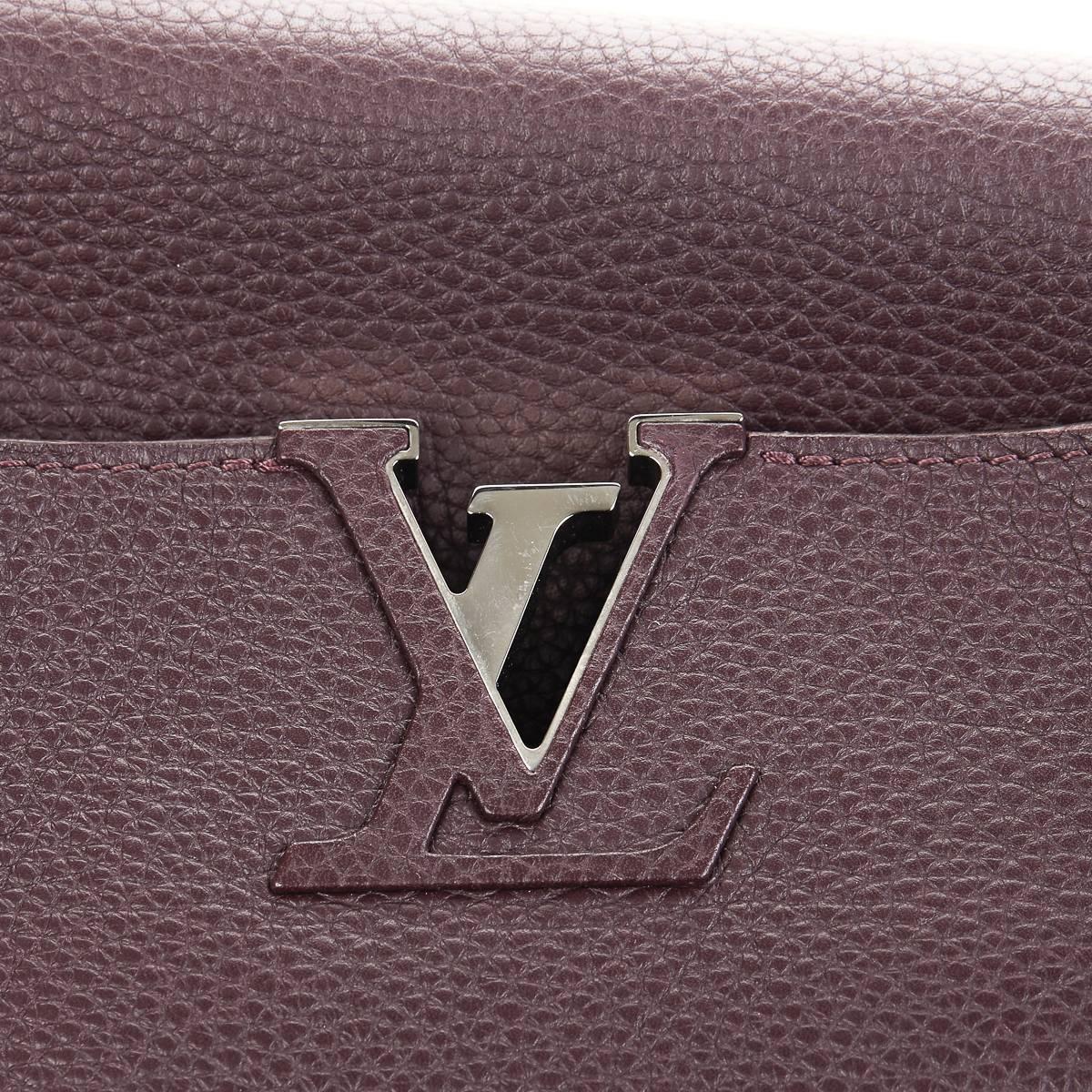 2013 Louis Vuitton Quetsche Taurillon Leather Capucines MM 3