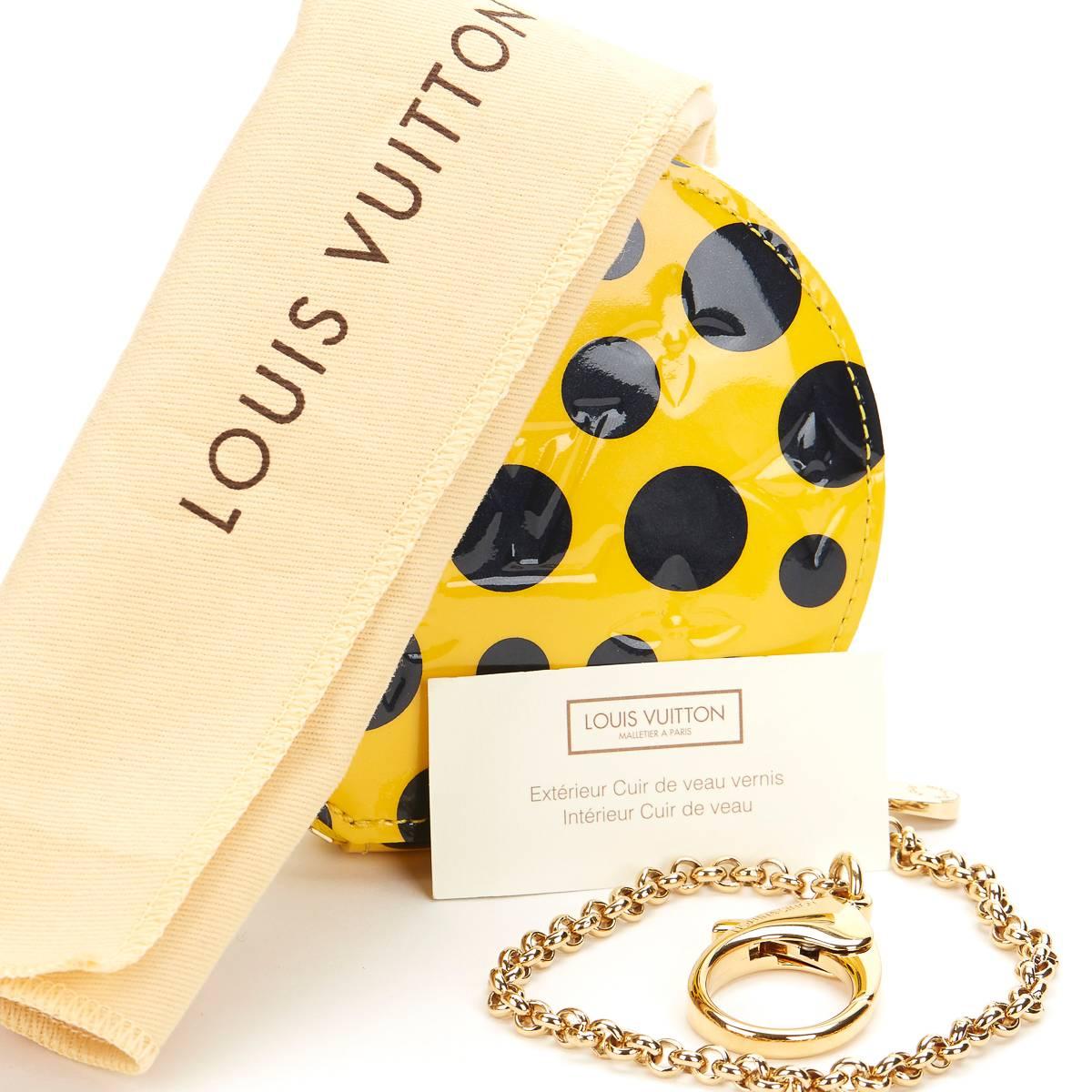 Louis Vuitton Vernis Leather Dots Infinity Juane Yayoi Kusama Round Coin 2010s  3