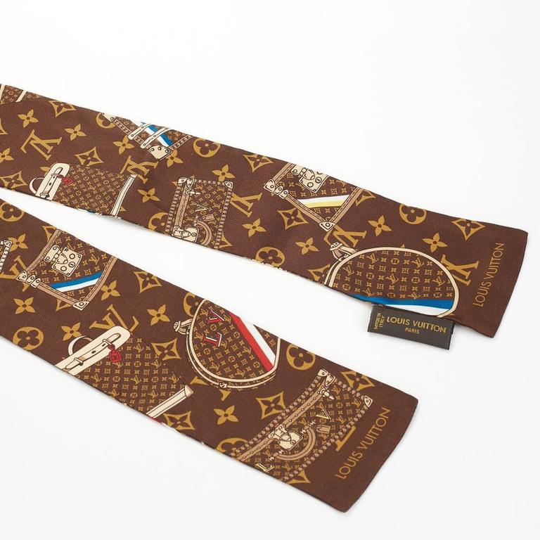 Louis Vuitton 2002 pre-owned Monogram silk scrunchie - ShopStyle