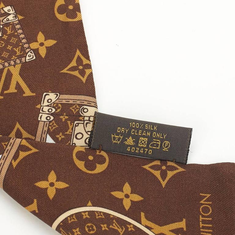 Louis Vuitton Louis Vuitton Monogram Silk Cap Brown P13457 – NUIR VINTAGE