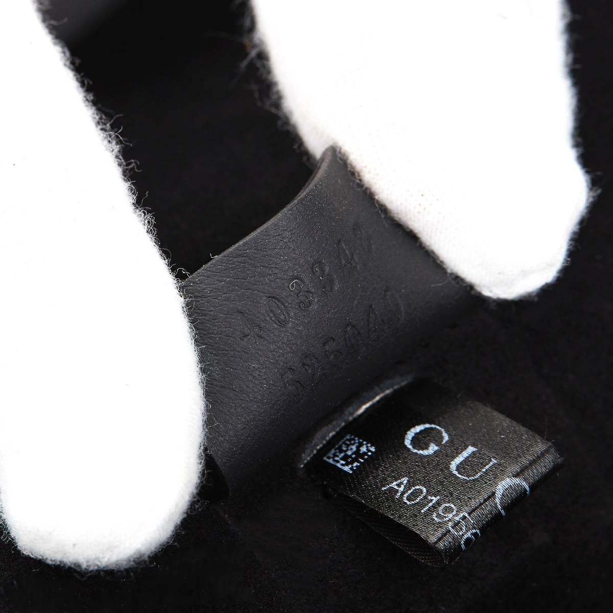 2010s Gucci GG Supreme Canvas & Black Suede Medium Dionysus 3