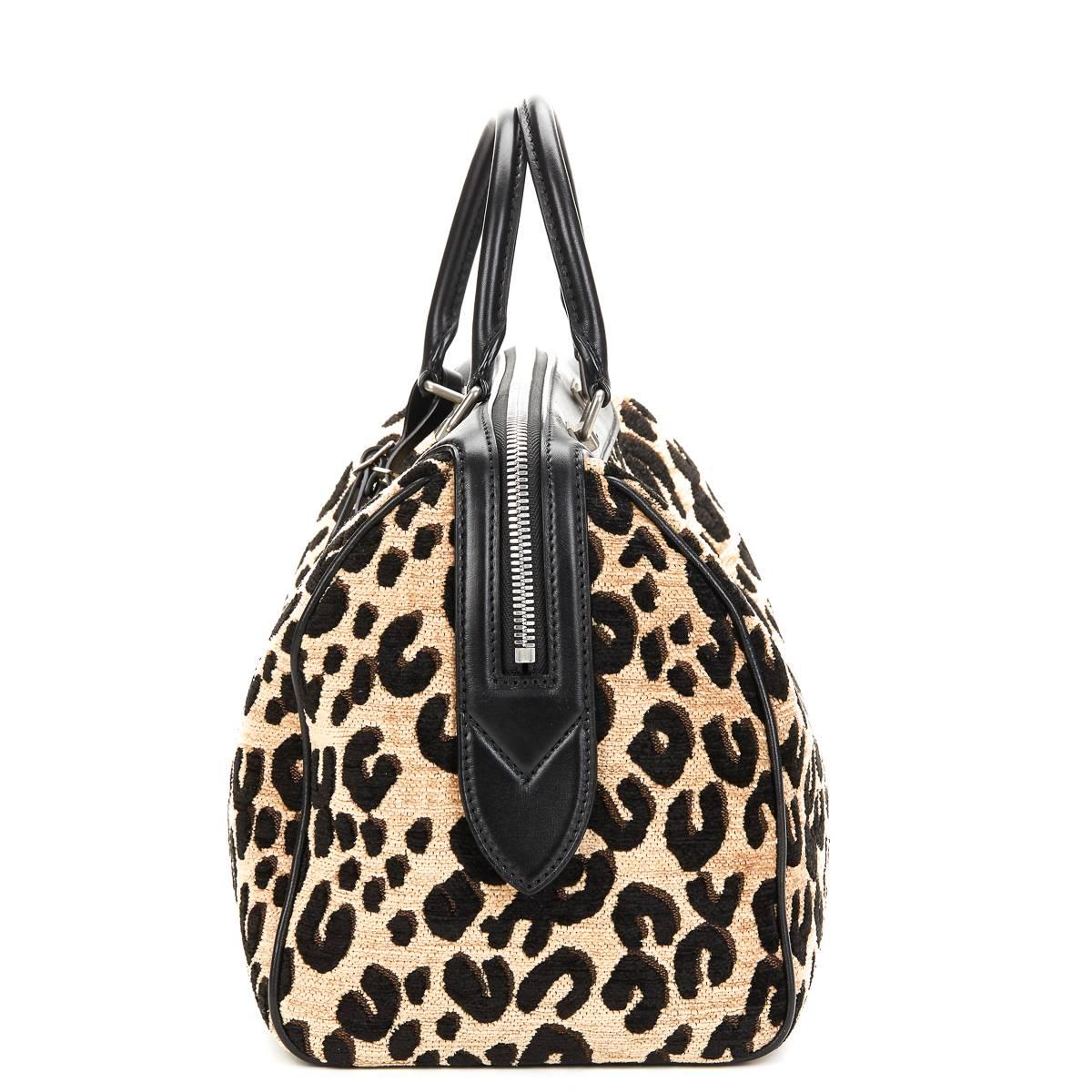 louis vuitton jacquard velvet leopard print stephen sprouse speedy