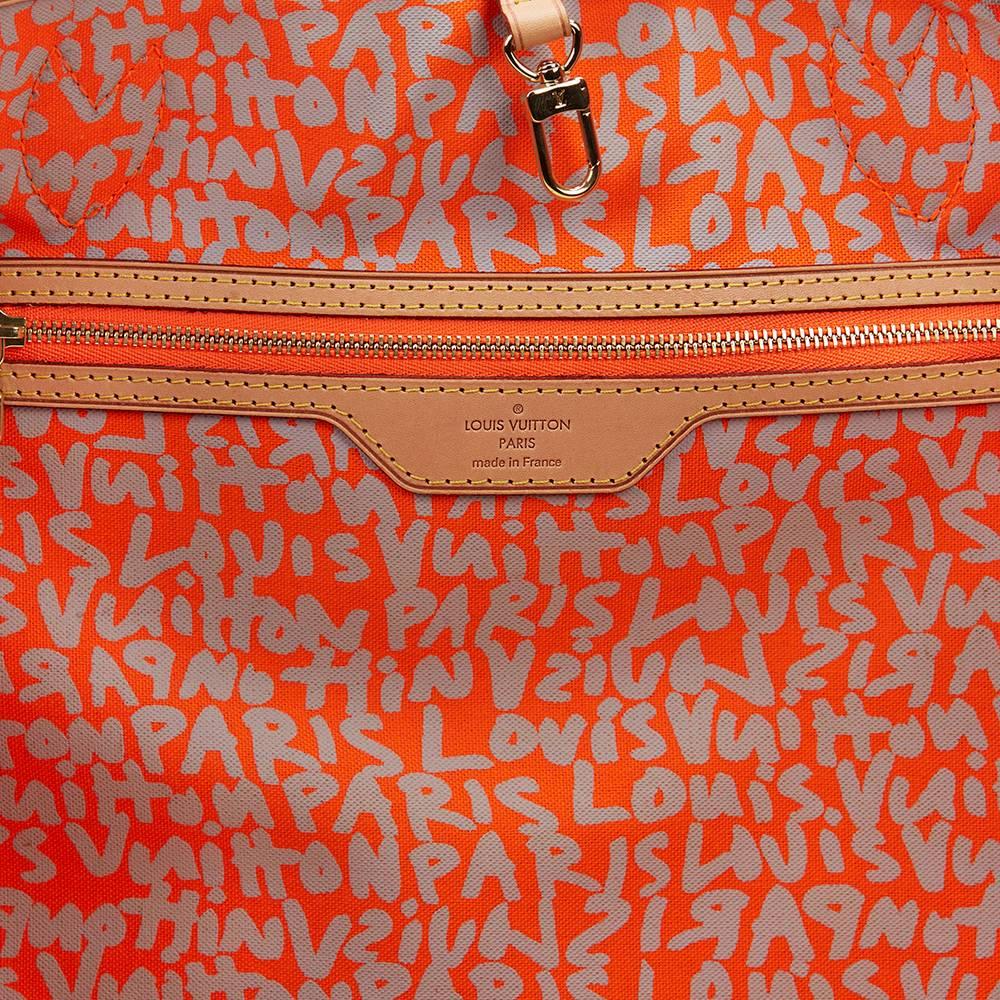 2009 Louis Vuitton Canvas Stephen Sprouse Orange Graffiti Monogram Neverfull GM 3