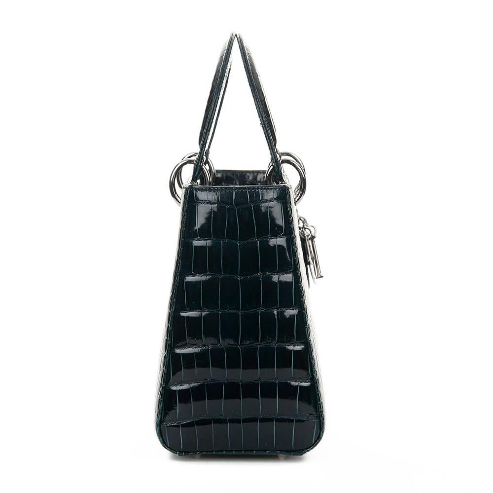 lady dior black shiny