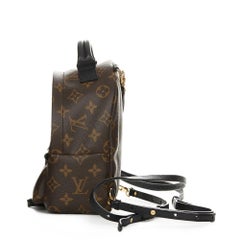 2016 Louis Vuitton Brown Monogram Coated Canvas Palm Springs Backpack PM