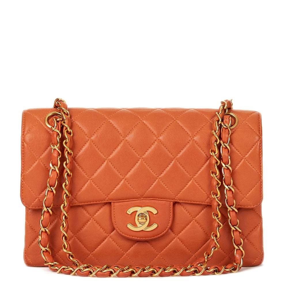 Chanel Vintage Classic Quilted Medium Double Flap Beige Lambskin –  ＬＯＶＥＬＯＴＳＬＵＸＵＲＹ