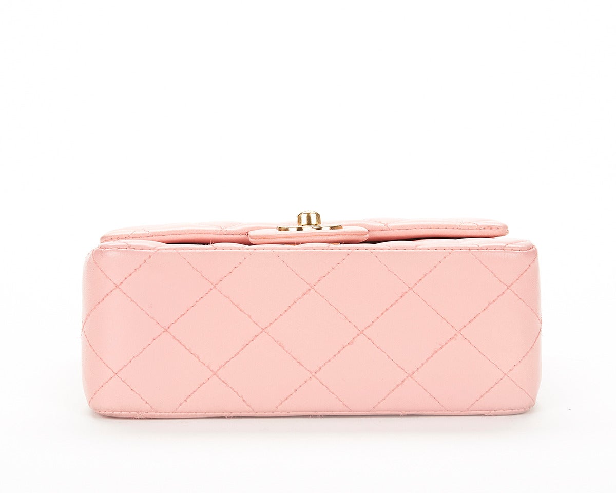 chanel pink vintage bag