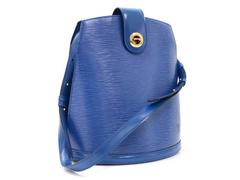 1993 Louis Vuitton Blue Epi Leather Cluny