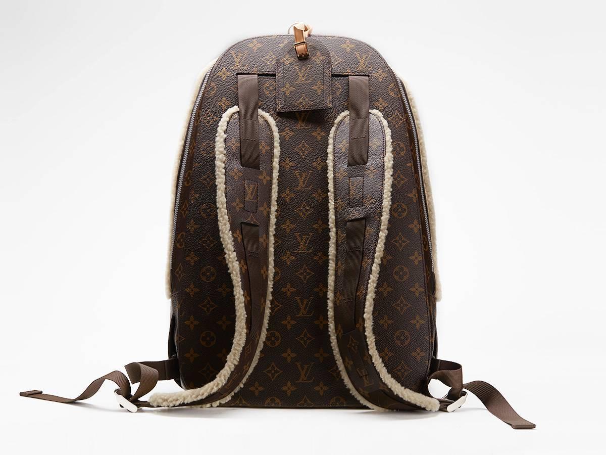 2014 Louis Vuitton Marc Newson 'Célébration du Monogram' Backpack In Excellent Condition In Bishop's Stortford, Hertfordshire