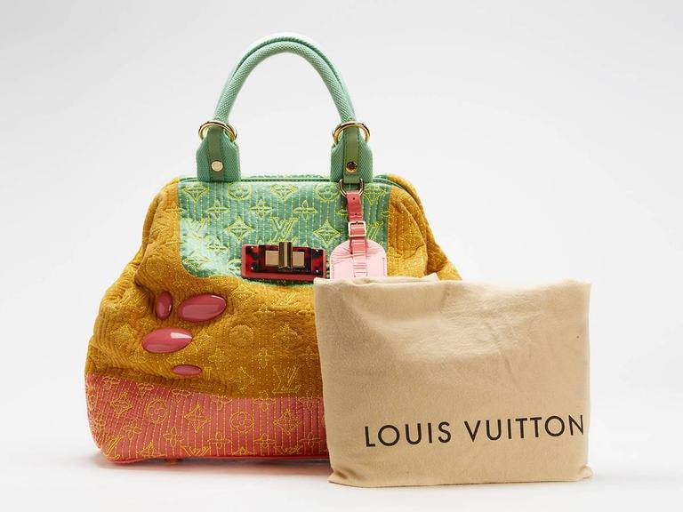 Sold at Auction: Louis Vuitton, Louis Vuitton Limited Edition Richard Prince  Turquoise Cartoon Art Firebird Bag