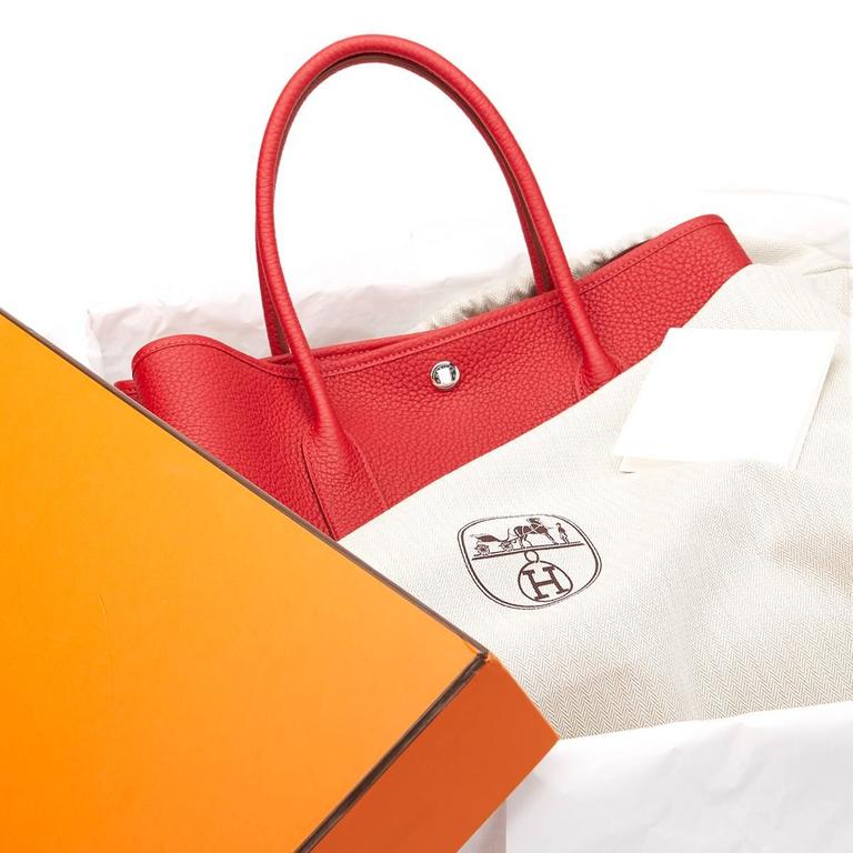 Hermes Garden Party 36 Pm Vo Epn Rose Azalea Imprint 2015 Made Bag