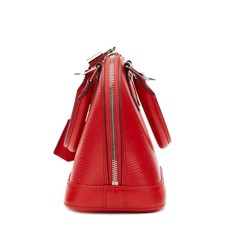 Louis Vuitton Coquelicot Red Epi Leather Alma BB at 1stdibs