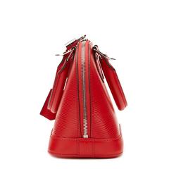Louis Vuitton Coquelicot Red Epi Leather Alma BB