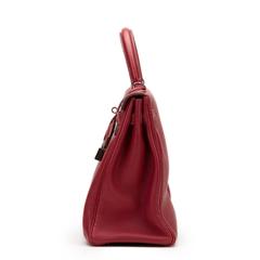 2010 Hermes Rubis Clemence Leather Kelly 35cm