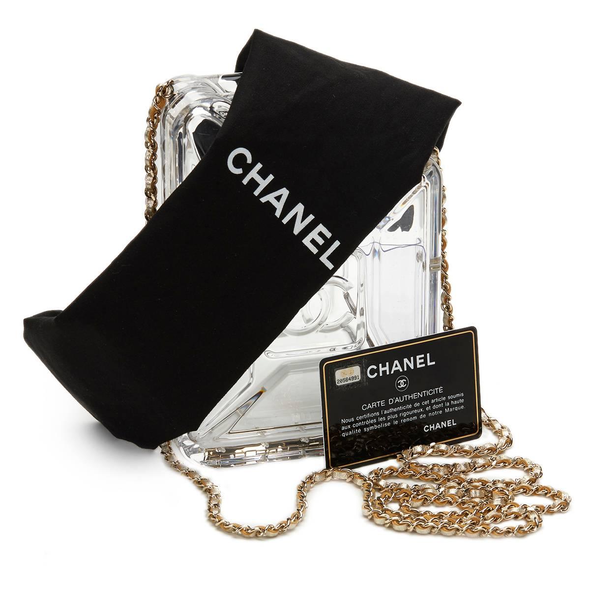 Chanel Clear Plexiglass Dubai by Night Gas Can Minaudiere, 2010s  3