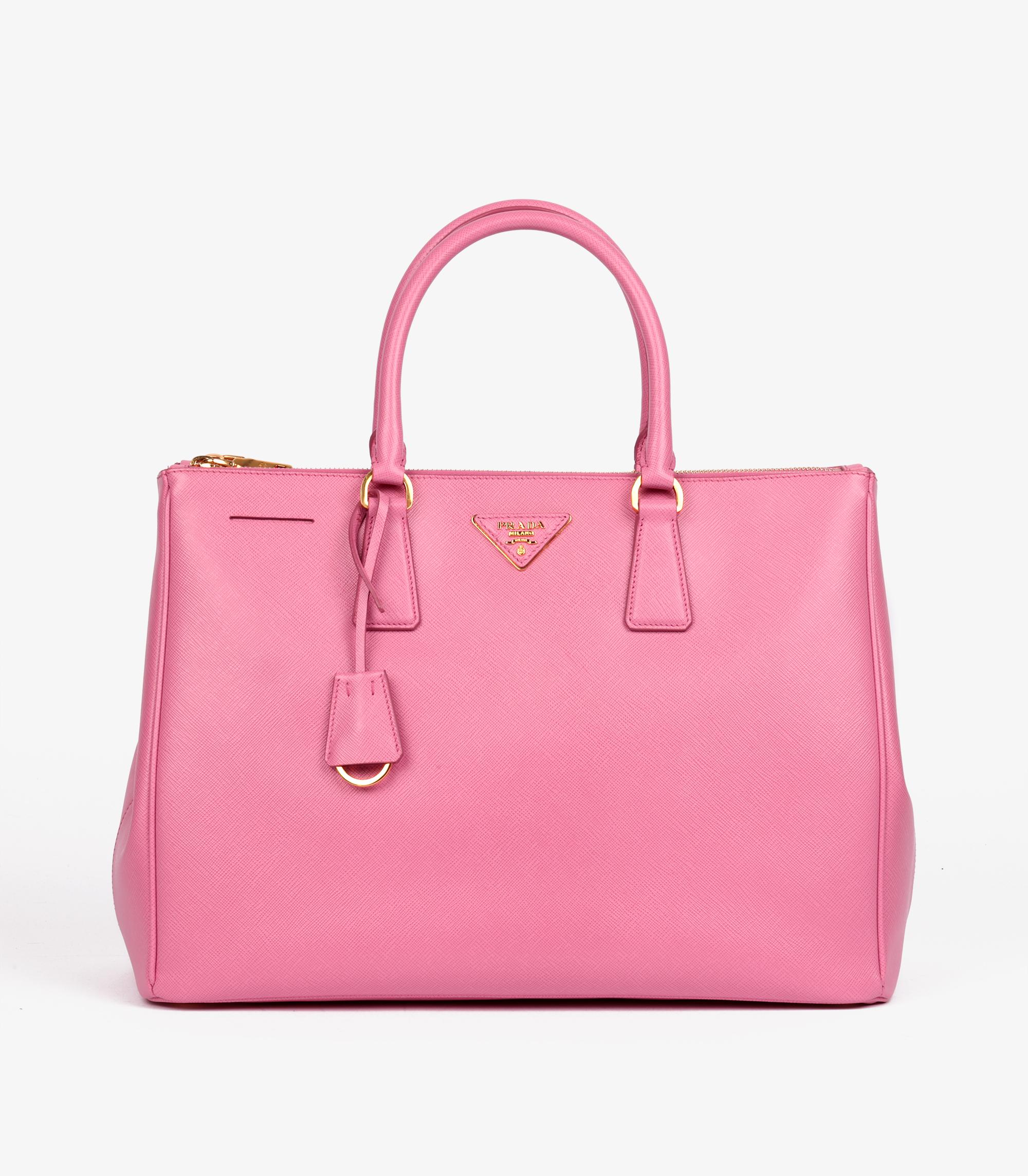 Prada Fourre-tout Galleria en cuir Saffiano Lux de grande taille